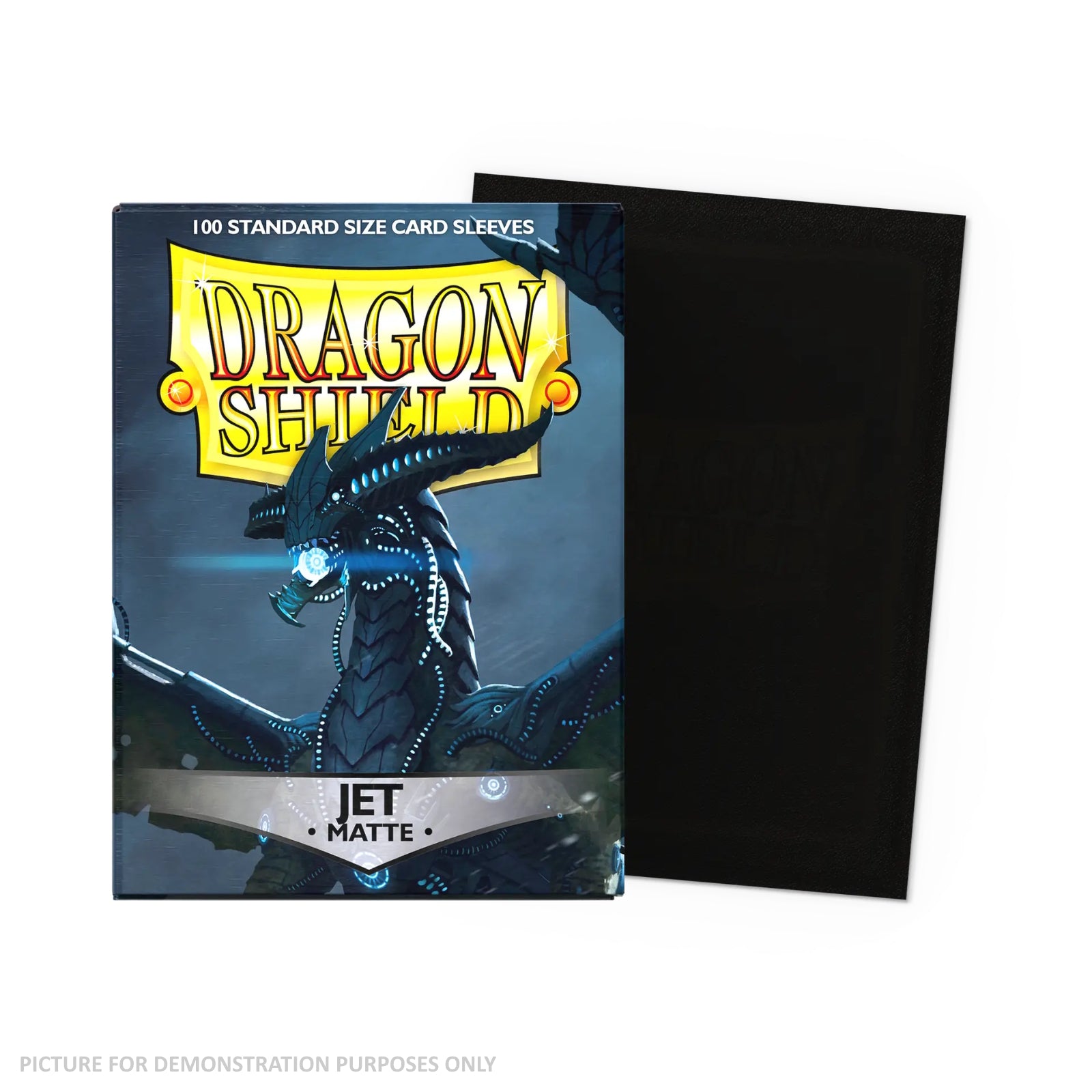 Dragon Shield 100 Standard Size Card Sleeves - Matte Jett